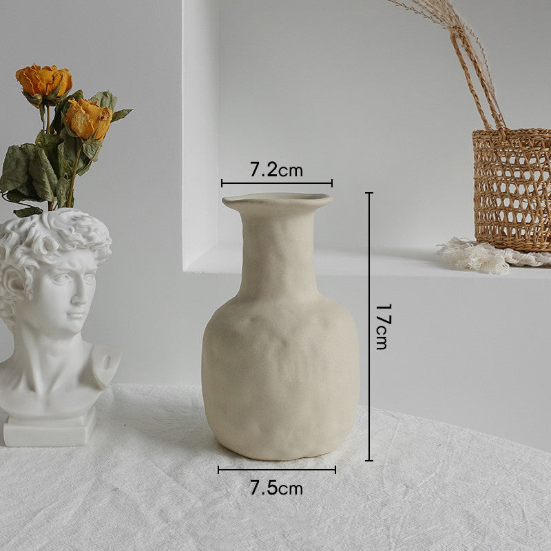 Simplicity Ceramic Vase Dry Flower Display Art Vases - CartsHub