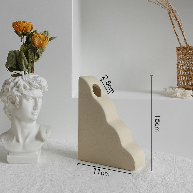 Simplicity Ceramic Vase Dry Flower Display Art Vases - CartsHub