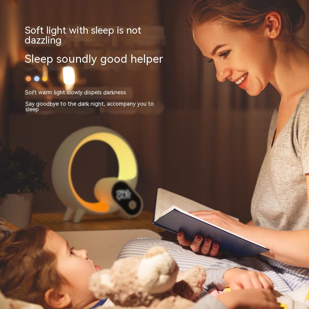 Creative Q Light Analog Sunrise Digital Display Alarm Clock Cartshub