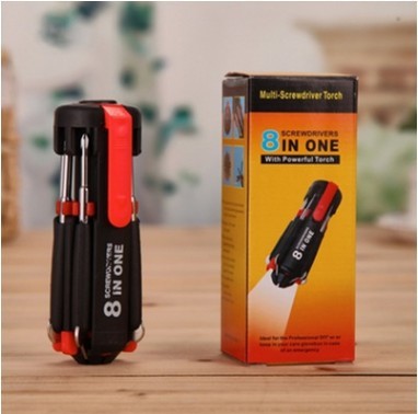 Car Supplies 8 In 1 Screwdriver With LED Flashlight - CartsHub