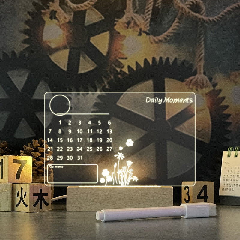 Creative Note Board Creative Led Night Light USB Message Board Cartshub