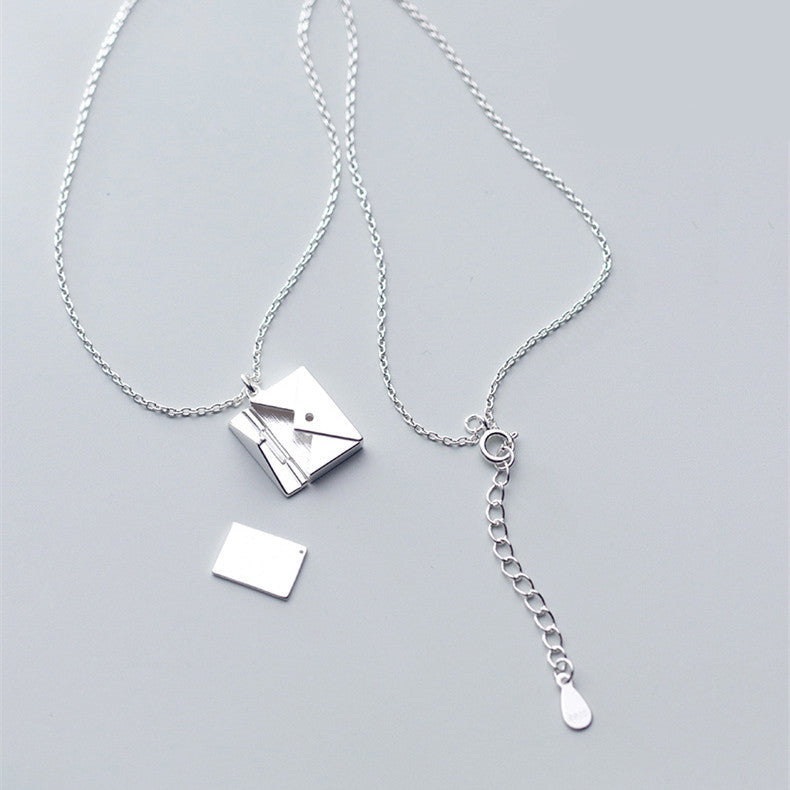 Fashion Jewelry Envelop Necklace Women Lover Letter - CartsHub