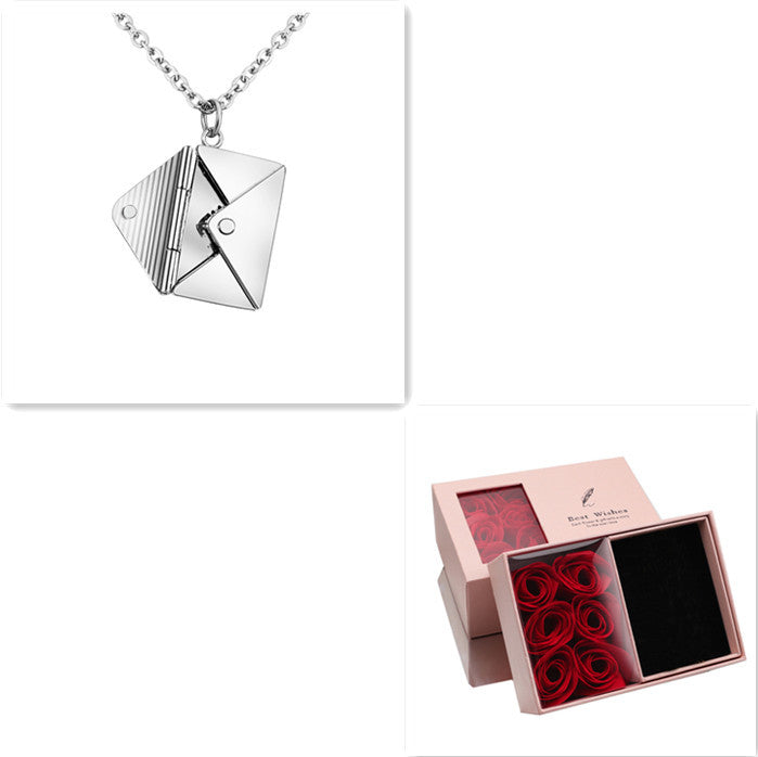 Fashion Jewelry Envelop Necklace Women Lover Letter Cartshub