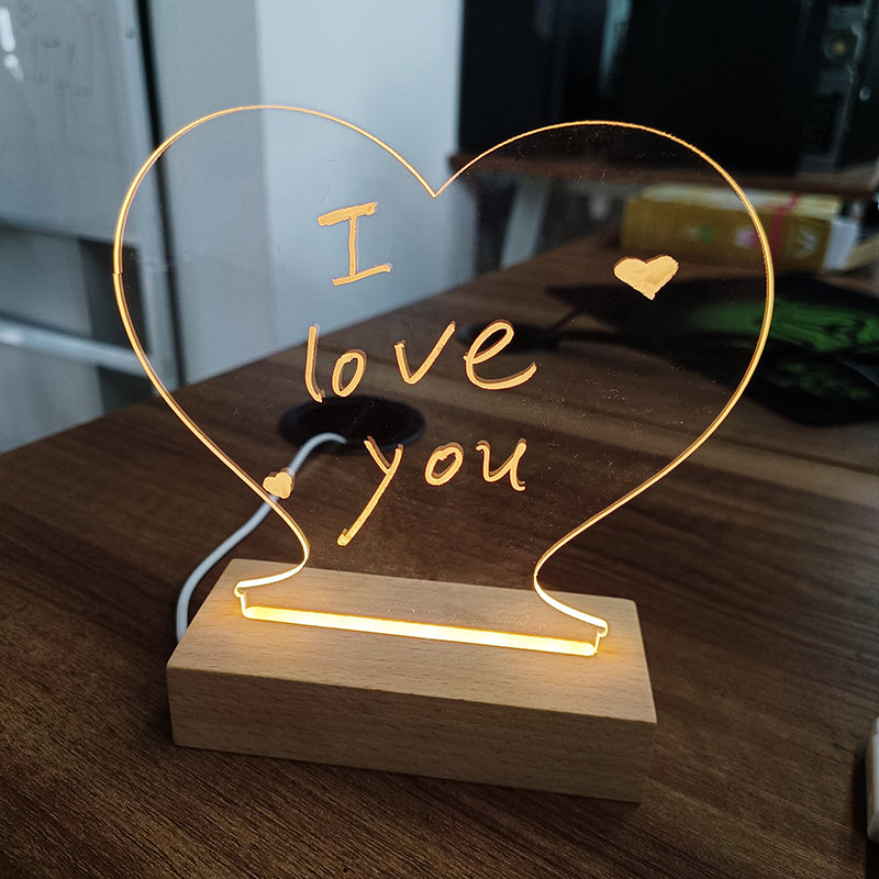 Creative Note Board Creative Led Night Light USB Message Board - CartsHub