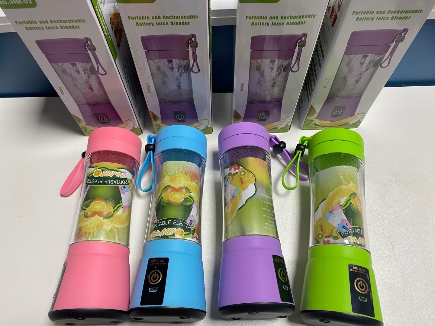 Portable Blender With USB Rechargeable Mini Kitchen Fruit Juice Mixer - CartsHub