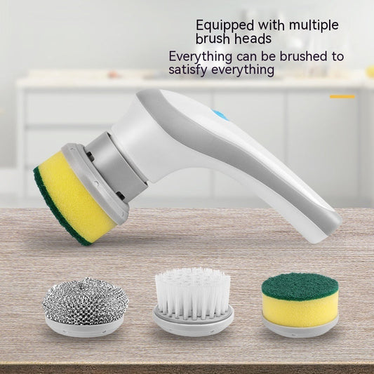 Electric Cleaning Brush 4 In 1 Spinning Scrubber and portable Cartshub