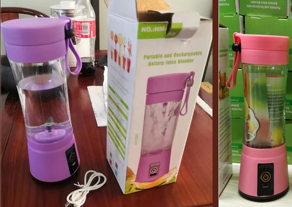 Portable Blender With USB Rechargeable Mini Kitchen Fruit Juice Mixer - CartsHub