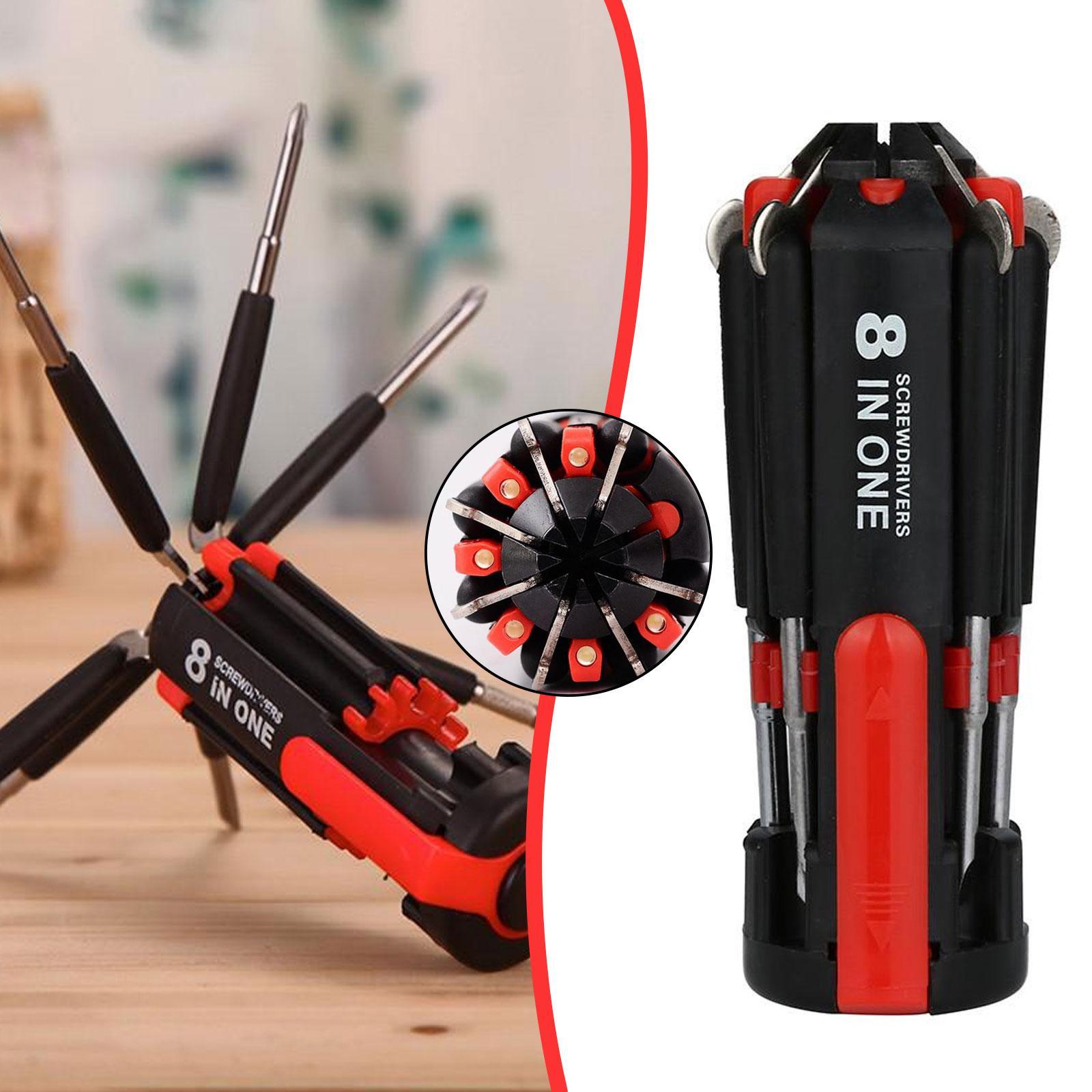 Car Supplies 8 In 1 Screwdriver With LED Flashlight - CartsHub
