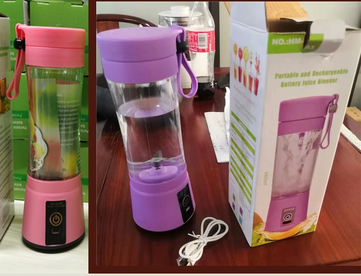 Portable Blender With USB Rechargeable Mini Kitchen Fruit Juice Mixer - CartsHub