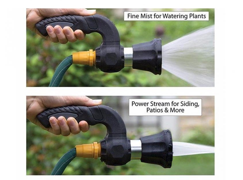 Mighty Power Hose Blaster Nozzle Lawn Garden Car Washing Cartshub