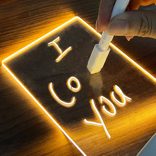 Creative Note Board Creative Led Night Light USB Message Board Cartshub