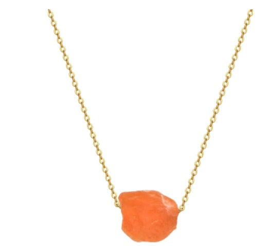 Hot Selling Stone Crystal Pillar Tree Of Life Pendant Ins Fashion Necklace Cartshub