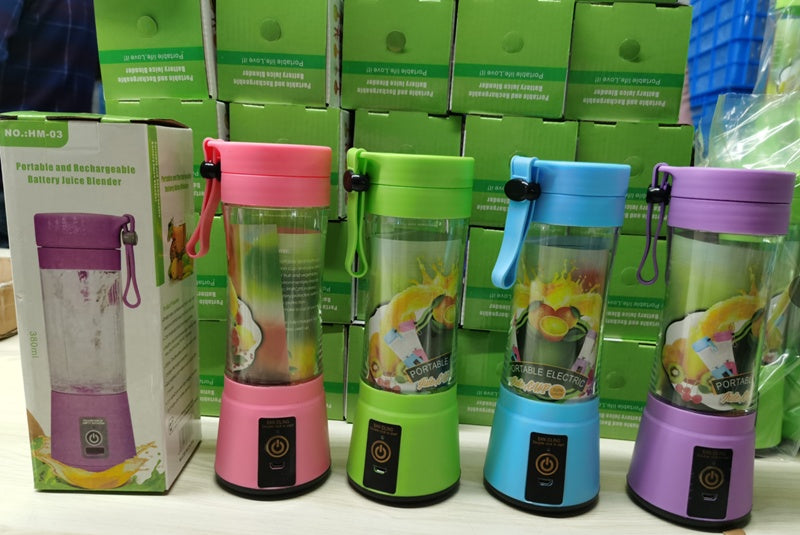Portable Blender With USB Rechargeable Mini Kitchen Fruit Juice Mixer - CartsHub